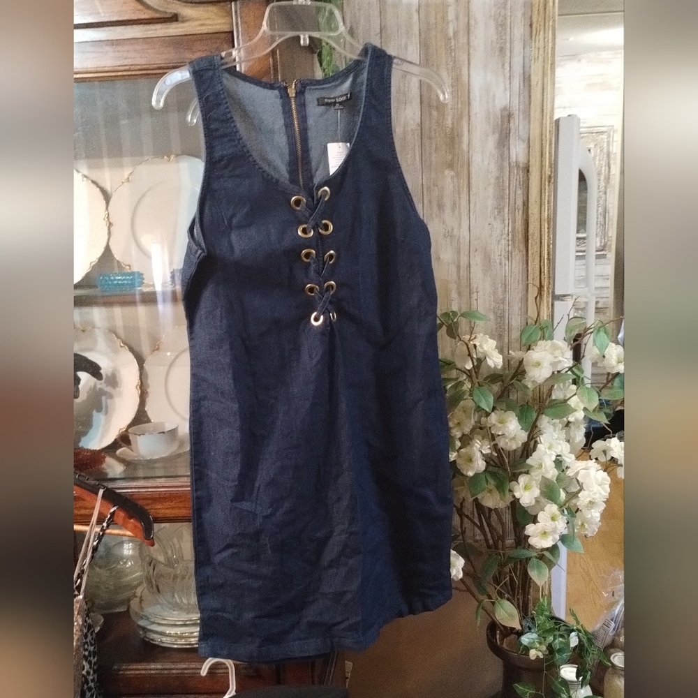 New Look Dark Denim Dress (XL)